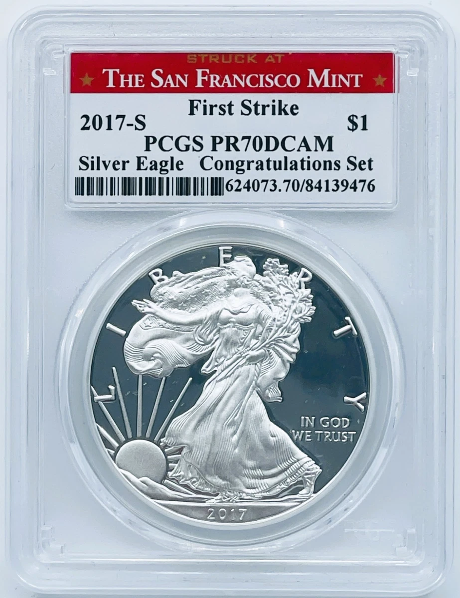 American Eagle PR 70 Graded 2017 Silver Bullion Coins for sale | eBay