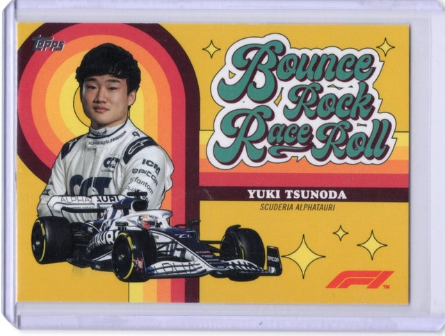 2022 Topps Formula 1 - Bounce Rock Race Roll Yuki Tsunoda Gold 18/50