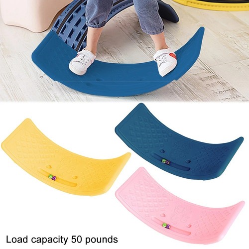 Twisting Balance Board Curved Wave Non Slip Rocker Board Kids Fitness Balance Tr - Picture 1 of 12
