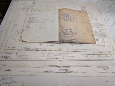 JONES & LAMSON LATHE 10-A MACHINE TOOL DRAWINGS ENGINEERING DIAGRAMS BLUE PRINTS