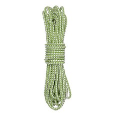 11 Yard Leather Cord, 5.5mm Round Braided Leather Strips, Lime Green White