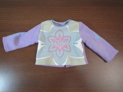 Fits 18'' American Girl Doll long sleeves purple Shirts Doll Clothes Genuine