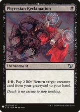 1x Phyrexian Reclamation Light Play, English Mystery Booster / The List MTG Magi