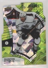 2021 Upper Deck Allure Rookies Green Rainbow Die-Cut 41/99 Quinton Byfield 0me2