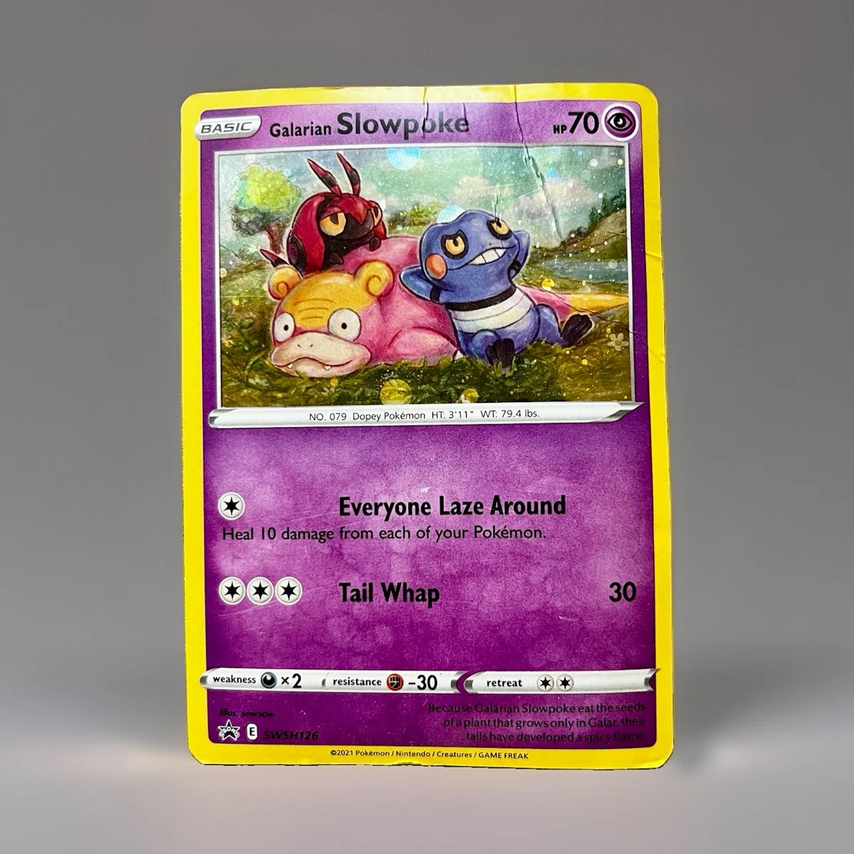 Galarian Slowpoke Pokémon TCG Cards for sale | eBay