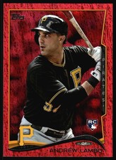 2014 Topps Andrew Lambo Rookie Red Diamond Foil #54 Pittsburgh Pirates