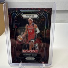 Panini Prizm Monopoly WNBA Brittney Sykes #38 2024 Washington Mystics Card