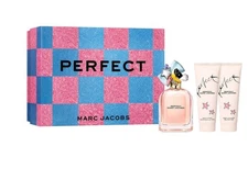 Marc Jacobs Perfect 3pc Gift Set For Women 3.4oz EDP + 2.5oz B/L + S/G