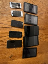 Lot of iPhones and Tablets. Various Brands. 3 Tablets Work 