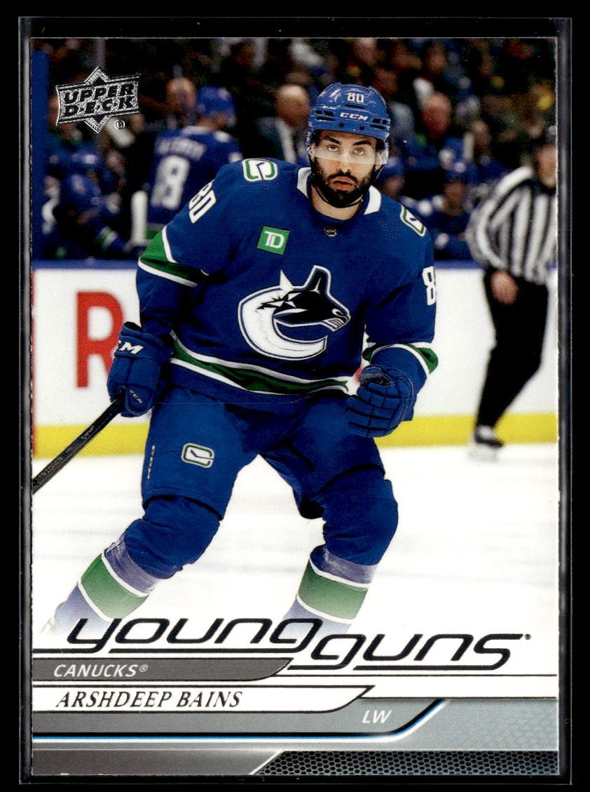 2024-25 Upper Deck Series 1 Young Guns #231 Arshdeep Bains Rookie RC