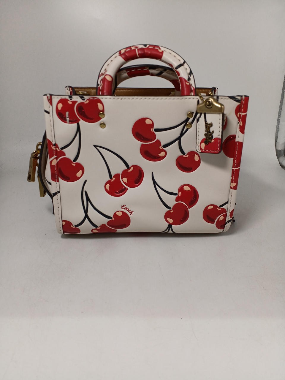 Authentic Cherry Pattern Shoulder Bag Model CB652… - image 1