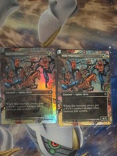 MTG Web-Warriors Borderless #0203 Marvel's Spider-Man Magic the Gathering