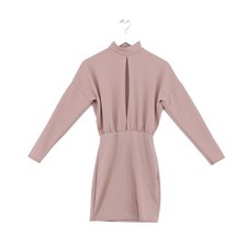 Boohoo Women's Mini Dress UK 8 Tan 100% Polyester