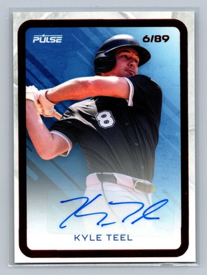 #ad KYLE TEEL 2025 Pulse Baseball RED FOIL Auto 89 #PB KT Chicago White Sox $9.88