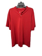 Men  s Nike Aeroreact Tiger Woods Golf Polo With Blade Collar In Red - Size XL