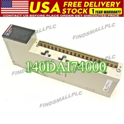 1 PCS Schneider Modicon 140DAI74000 PLC Input Module 140DAI74000 Brand New