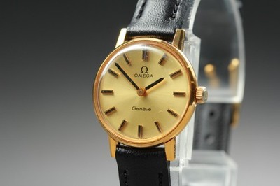 Vintage 1970s Omega Geneve 20MicGP Hand Wound Gold Dial Ref.511.0457 [Near Mint]