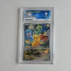 ACE 9 Pikachu SVP 027 Black Star Promo Pokemon Center Stamp