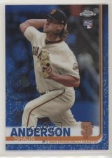 2019 Topps Chrome Update Target Blue Refractor 77/150 Shaun Anderson #46 0b3