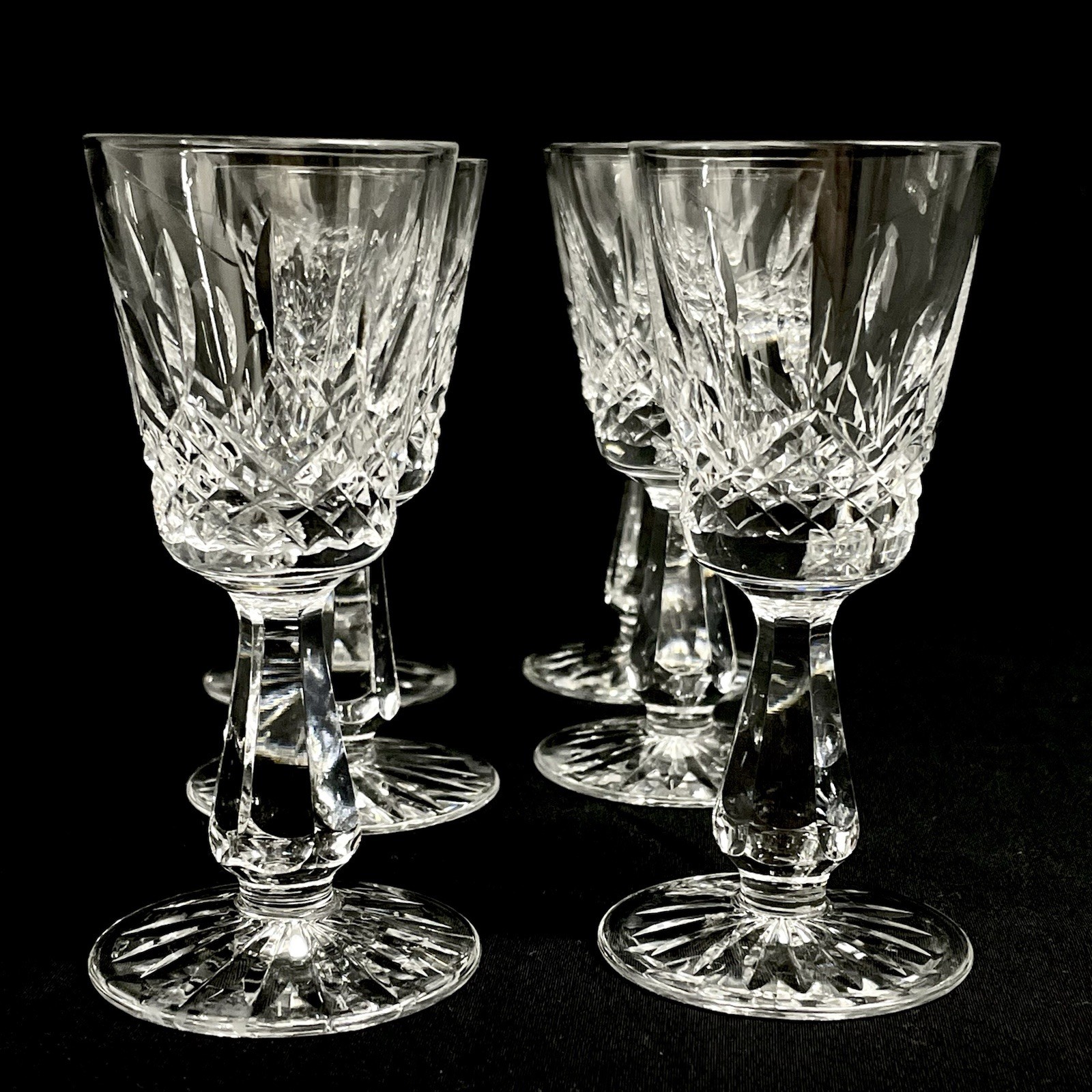Waterford Crystal Stemware 'Rosslare' Pattern Cordial - Set of 7