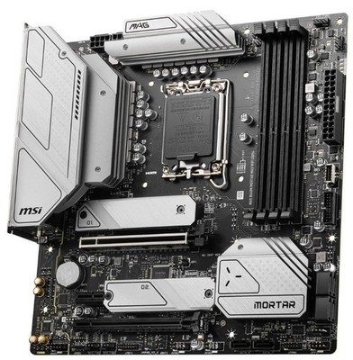 MSI MAG B660M MORTAR MAX WIFI Intel B660 LGA 1700 DDR4 Micro ATX MB Neuwertig
