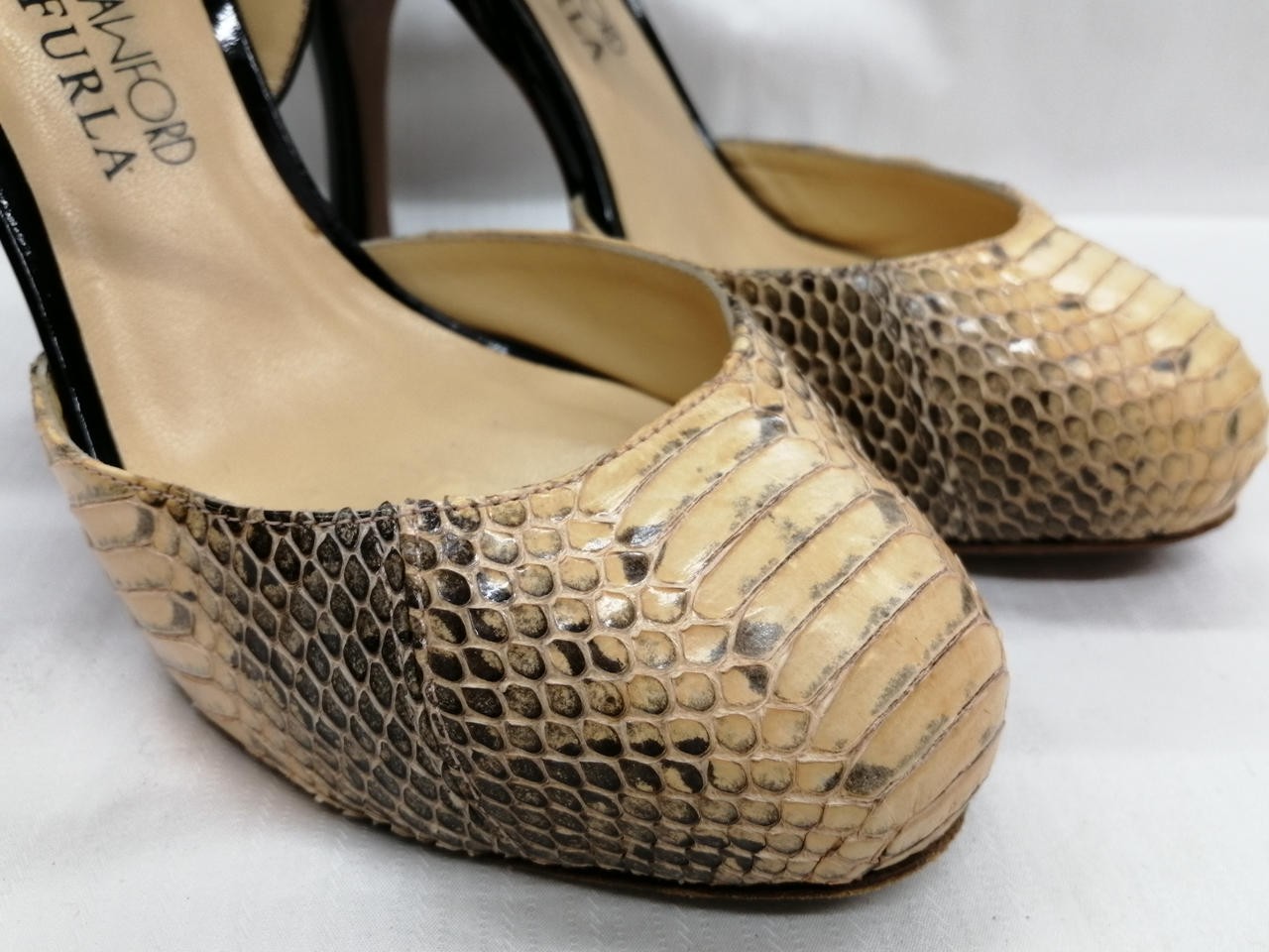 Furla Beg Blk Python Platform Pumps FYc91 - image 10