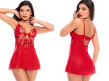 Lingerie: Mapale 7647 Babydoll with matching Thong