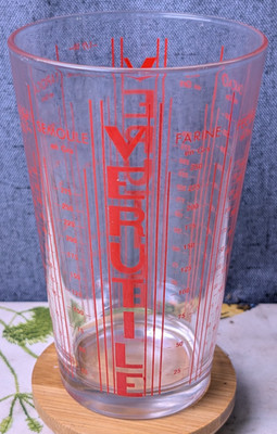 VTG Verutile French Glass Measuring Cup 500ml 1/2 Litre Flour Sugar Rice FRANCE