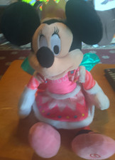 Hallmark Disney Minnie Mouse Plush Toy Pink Dress Exclusive Character Graphics