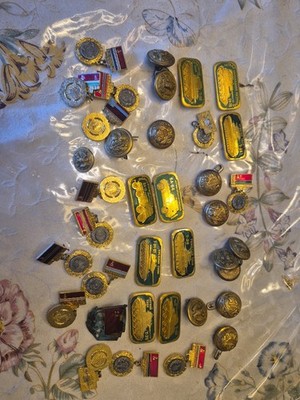 USSR Russian Tank Pins And Various Pin Collection