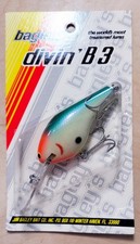 Bagley DB3 PAR Fishing Lure ~ Vintage ~ Parrot ~ Hard to Find New in Pack!