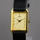 SEIKO 1985 Vintage Quartz 7321-5670 Women's Watch Gold 19mm New Battery New Band