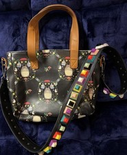 Borsa a mano My Neighbor Totoro nera ecopelle studio Ghibli tema caldo bella