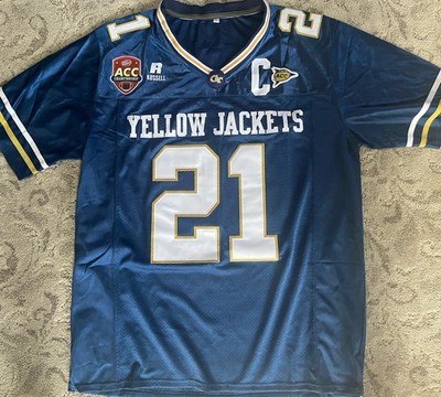 Calvin Johnson Georgia Tech GT College Football Jersey Mens XL