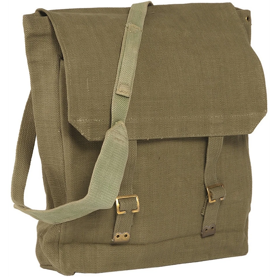 Brit. Armee Tragetasche M37 Large Pack Vintage Haversack Kampftasche Brotbeutel