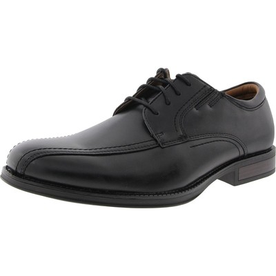 Dockers Mens Geyer Black Derby Shoes Flats 10.5 Medium (D) BHFO 2594