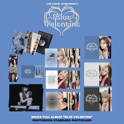 NMIXX PHOTOCARD FULL ALBUM BLUE VALENTINE PHOTOBOOK STANDARD