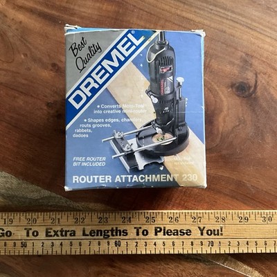 Vintage Dremel Mini Router Attachment Model #230