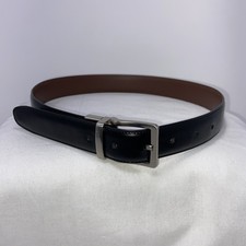Reversible Belt Youth Unisex Kids Size 26/28 Genuine Leather Brown Black Belt