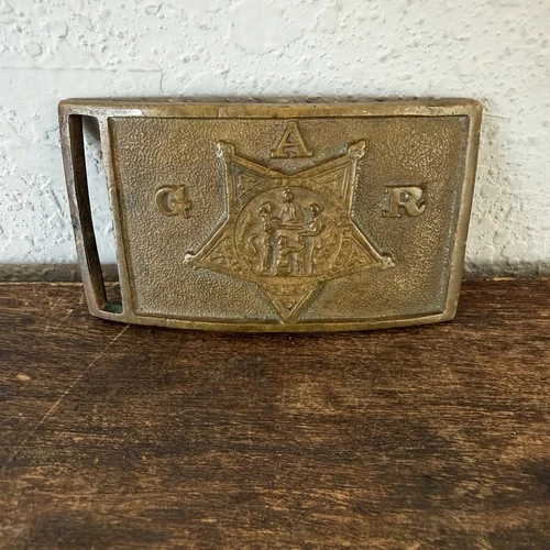Antique 1880's Grand Army Of The Republic GAR Civil War Veterans Belt Buckle