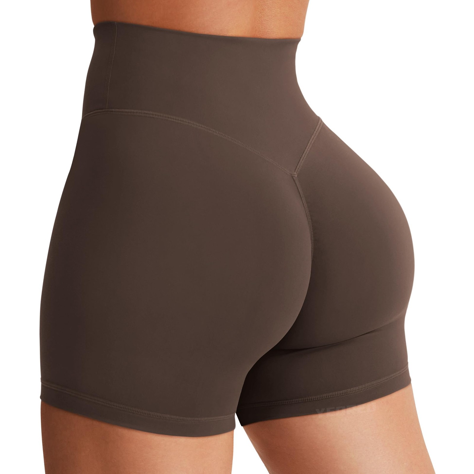 Women's High Waist Biker Shorts 4.5 or 6 Inch Gym Workout Tummy Control Shorts-image