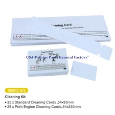 105912-913 Cleaning Kit For Zebra P330m P430i P330i Cleaning Cards For printers