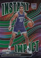 2022-23 Panini Keegan Murray #4 Instant Impact Green