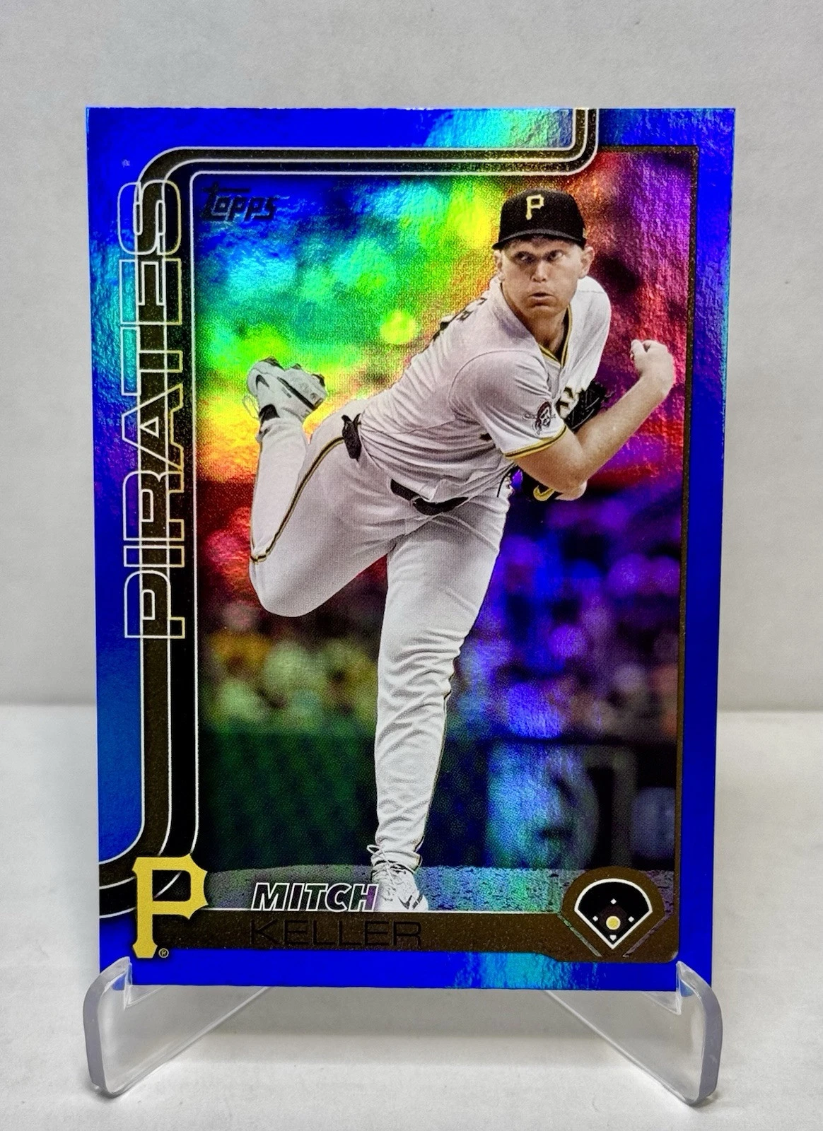 Mitch Keller - 2025 Topps Series One #108 - Blue Holo Foil /150