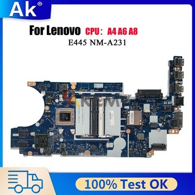 For Lenovo ThinkPad E455 NM-A231 Laptop Motherboard with A6 A8 A10 CPU DDR3