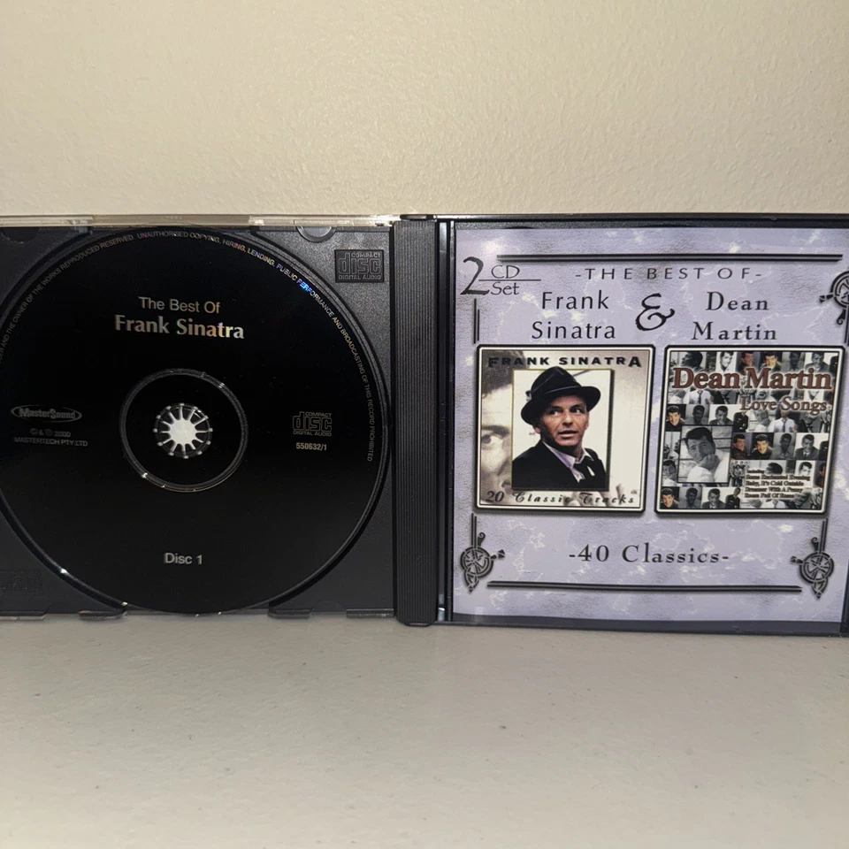 Frank Sinatra & Dean Martin Best Of 40 Classics Double CD - Image 4 of 4