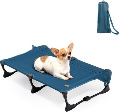 CANINE CANYON Upgraded Non-Slip Daisy Cot, Medium Foldable Elevated Dog Bed, ...