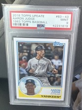 2018 Topps Update Series 1983 Design Aaron Judge #83-43 PSA 9 Mint FREE SHIP!🔥