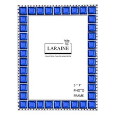 Picture Photo Frame 5x7 Rhinestones Metal High Definition Glass Display Pictu...