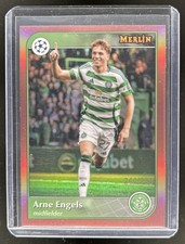 2024-25 Topps Merlin Chrome UEFA Arne Engels Rose Gold Refractor #/250 Celtic